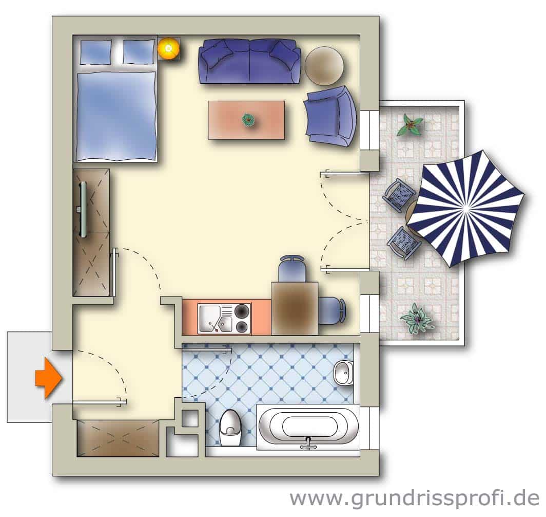 Apartment R26 ground plan